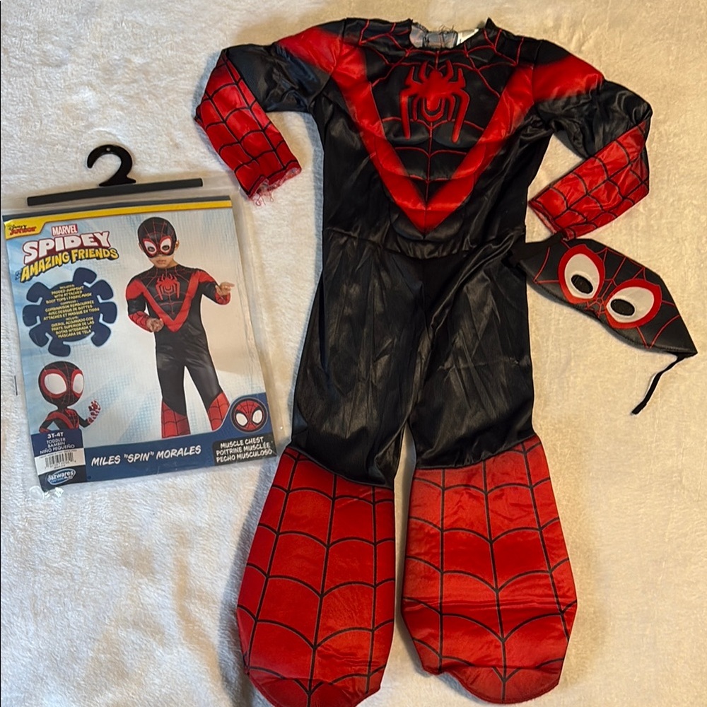 Marvel Red and Black Superhero Costume